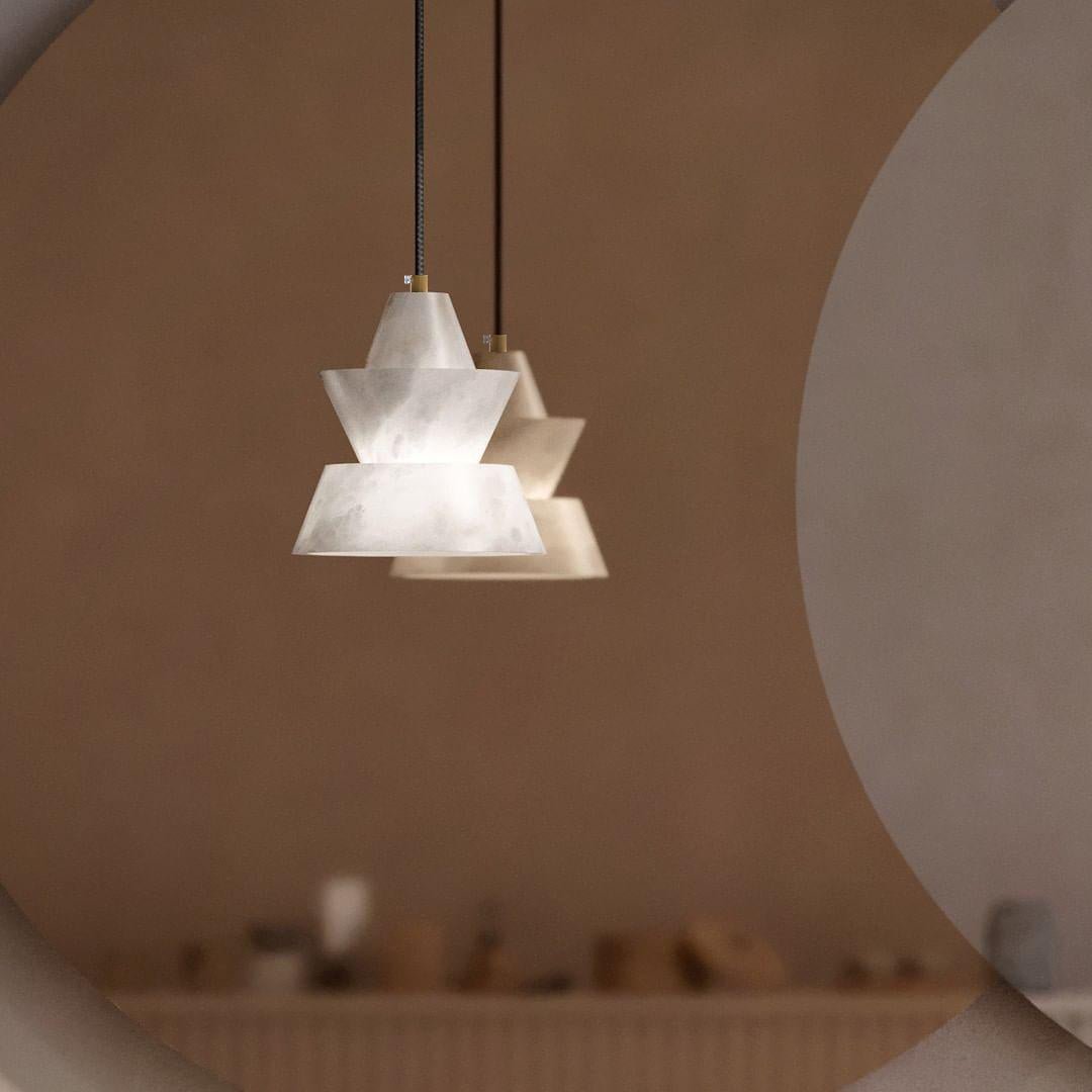 Evo hanglamp in albast