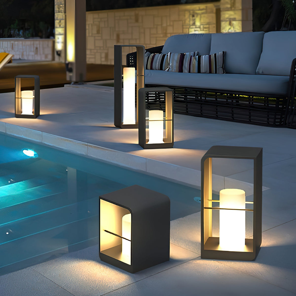 Cian moderne buitenwandlamp