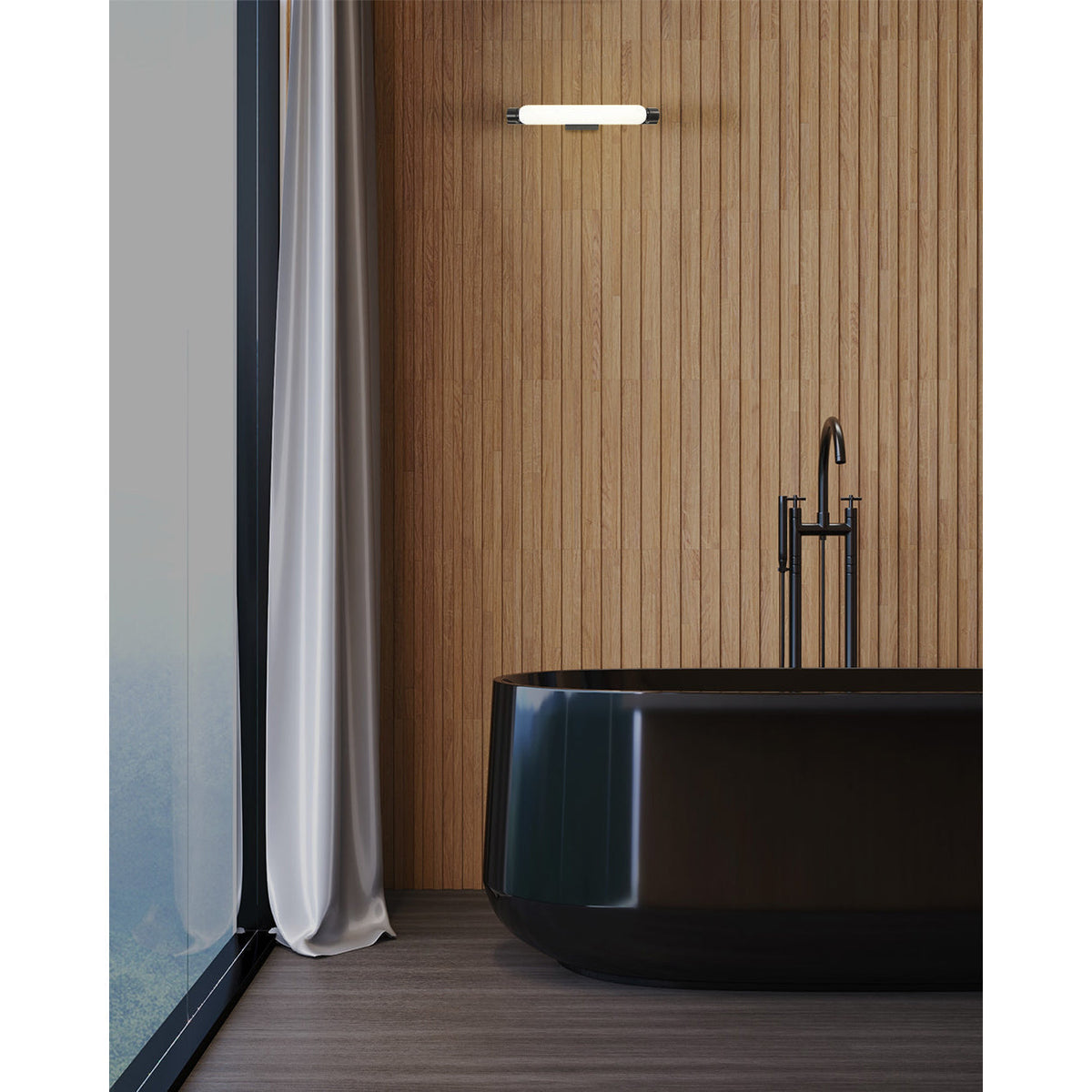 Cumiror wandlamp met glazen kap