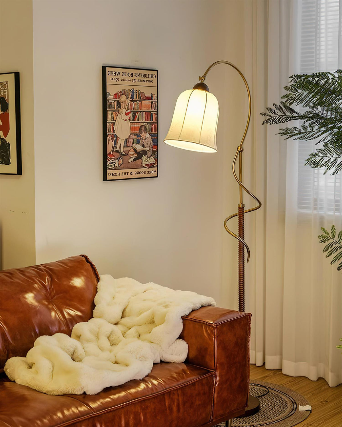 Curvel vloerlamp