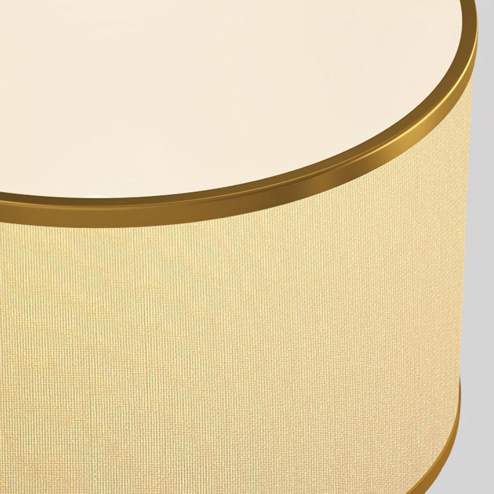 Linorira luxe stof tafellamp in goud