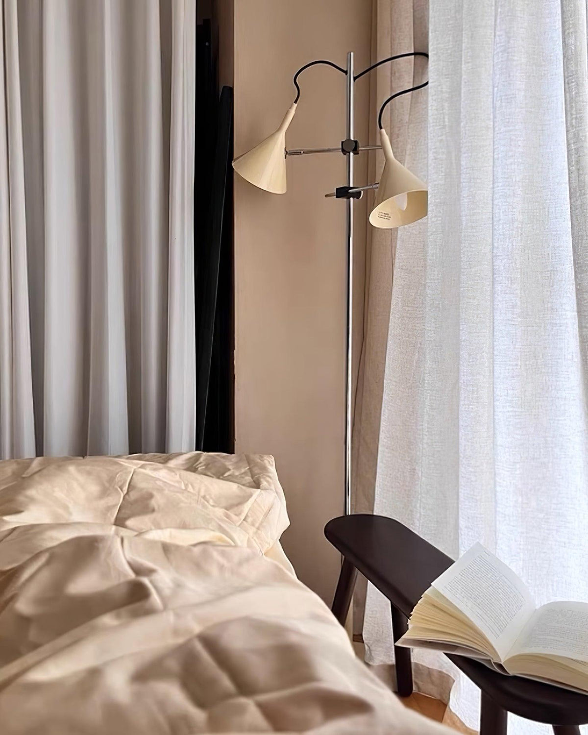 Laiton vloerlamp