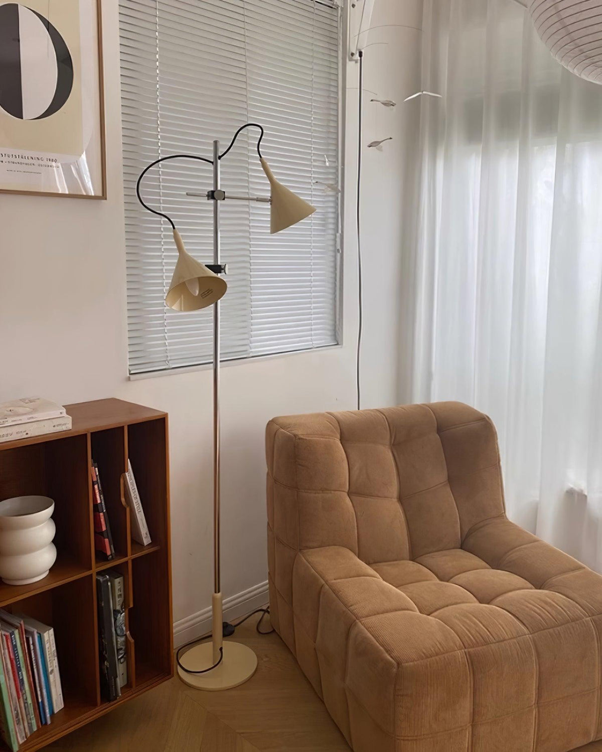 Laiton vloerlamp
