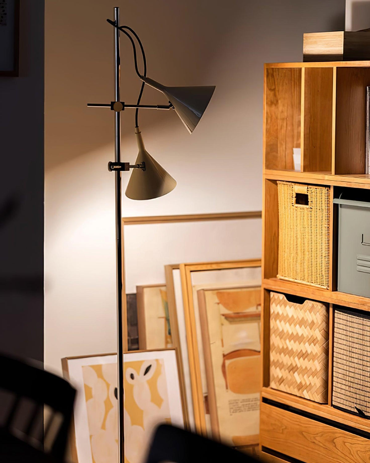 Laiton vloerlamp