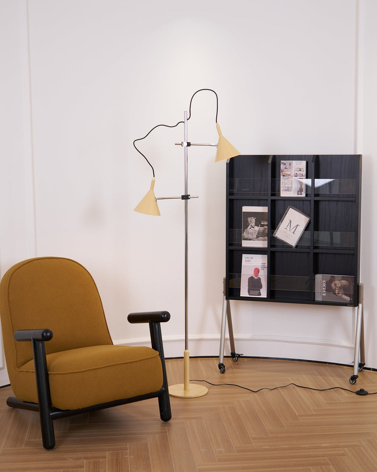 Laiton vloerlamp