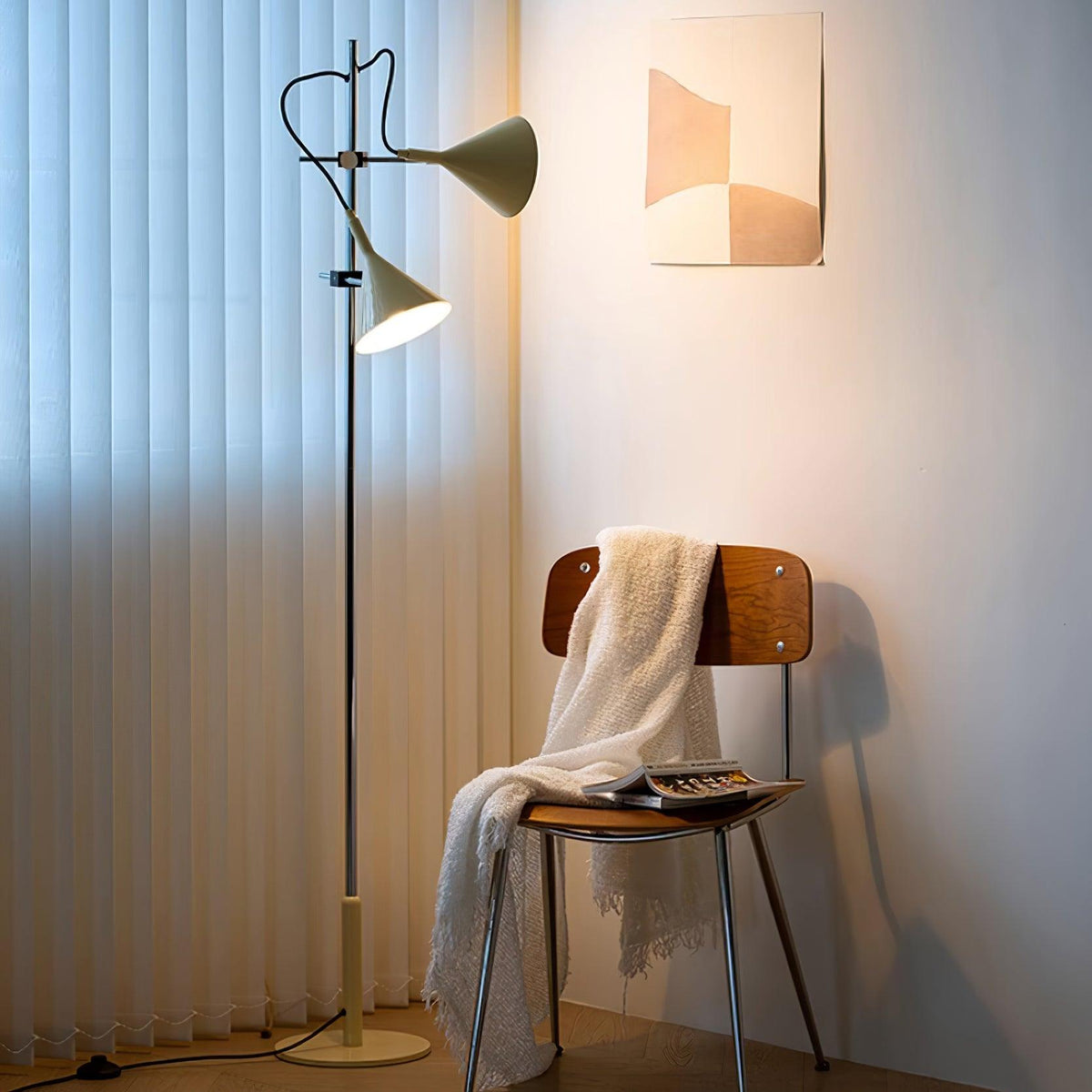 Laiton vloerlamp