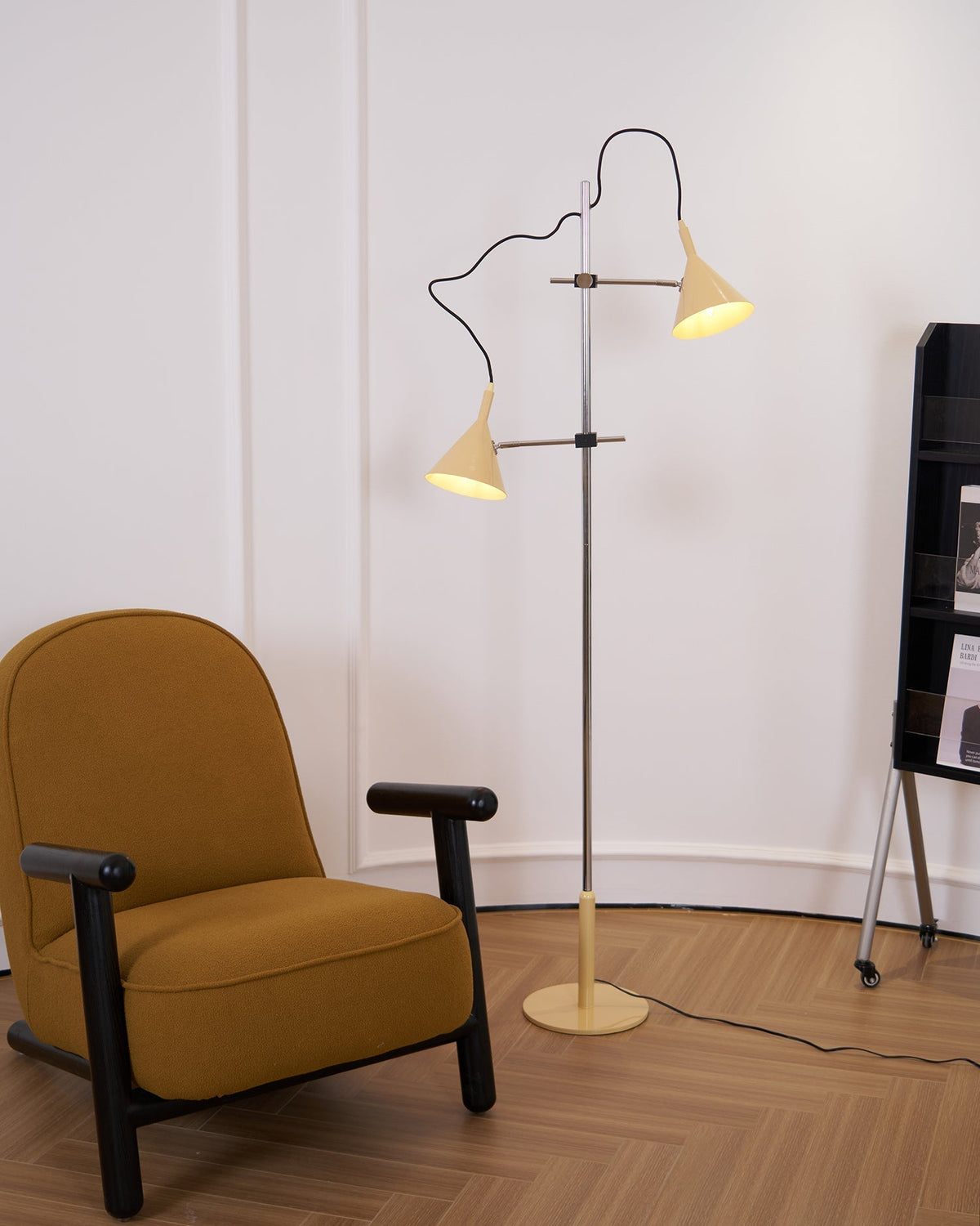 Laiton vloerlamp