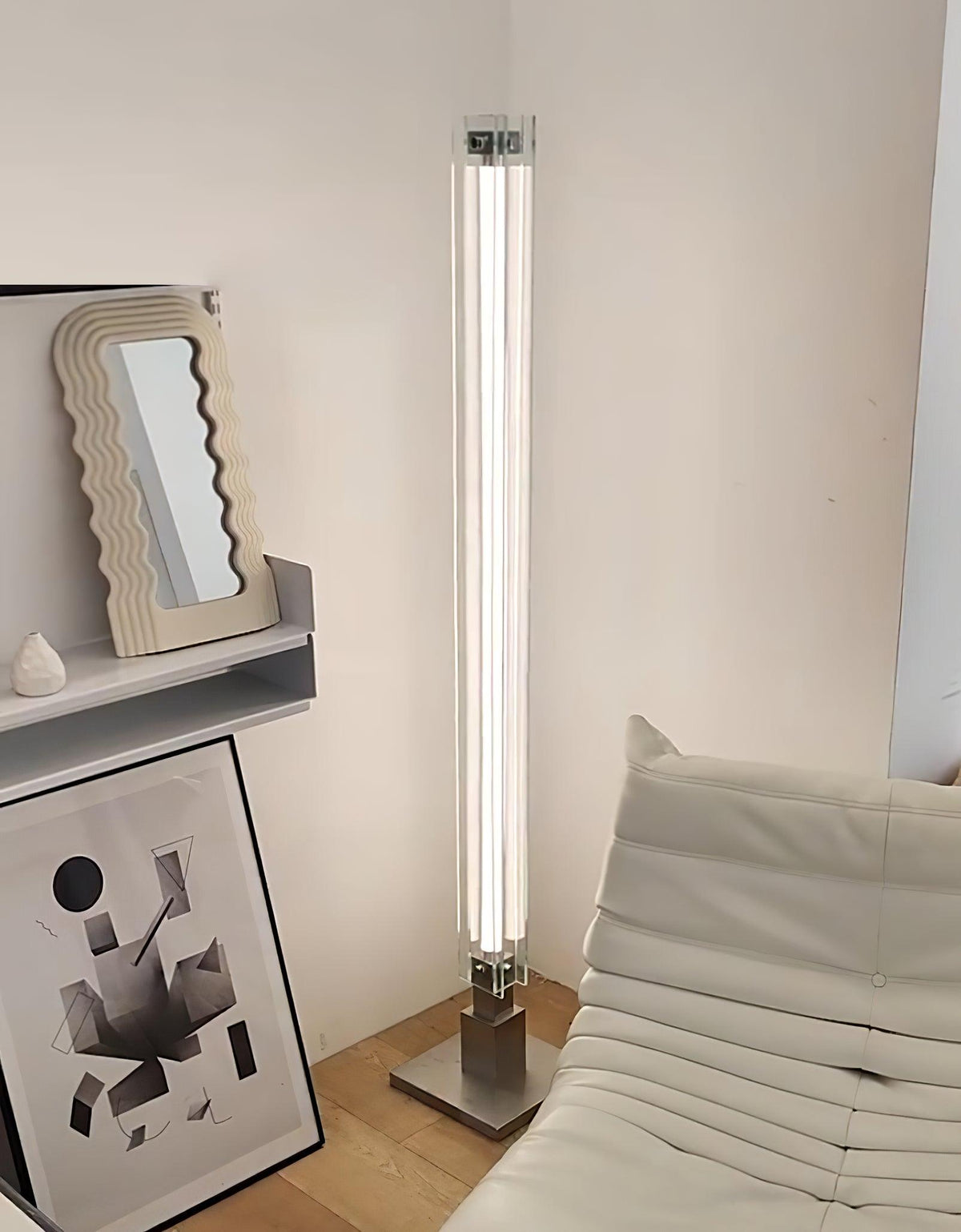 Avthaaril vloerlamp van acryl