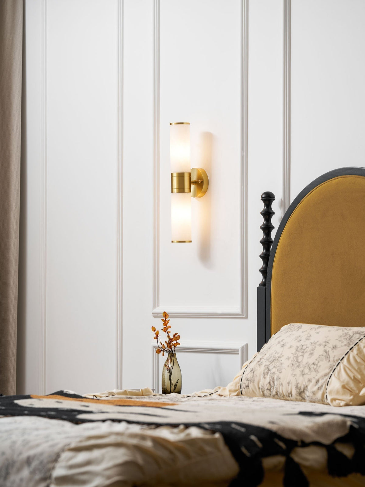 Tira Minimalistische wandlamp van albast
