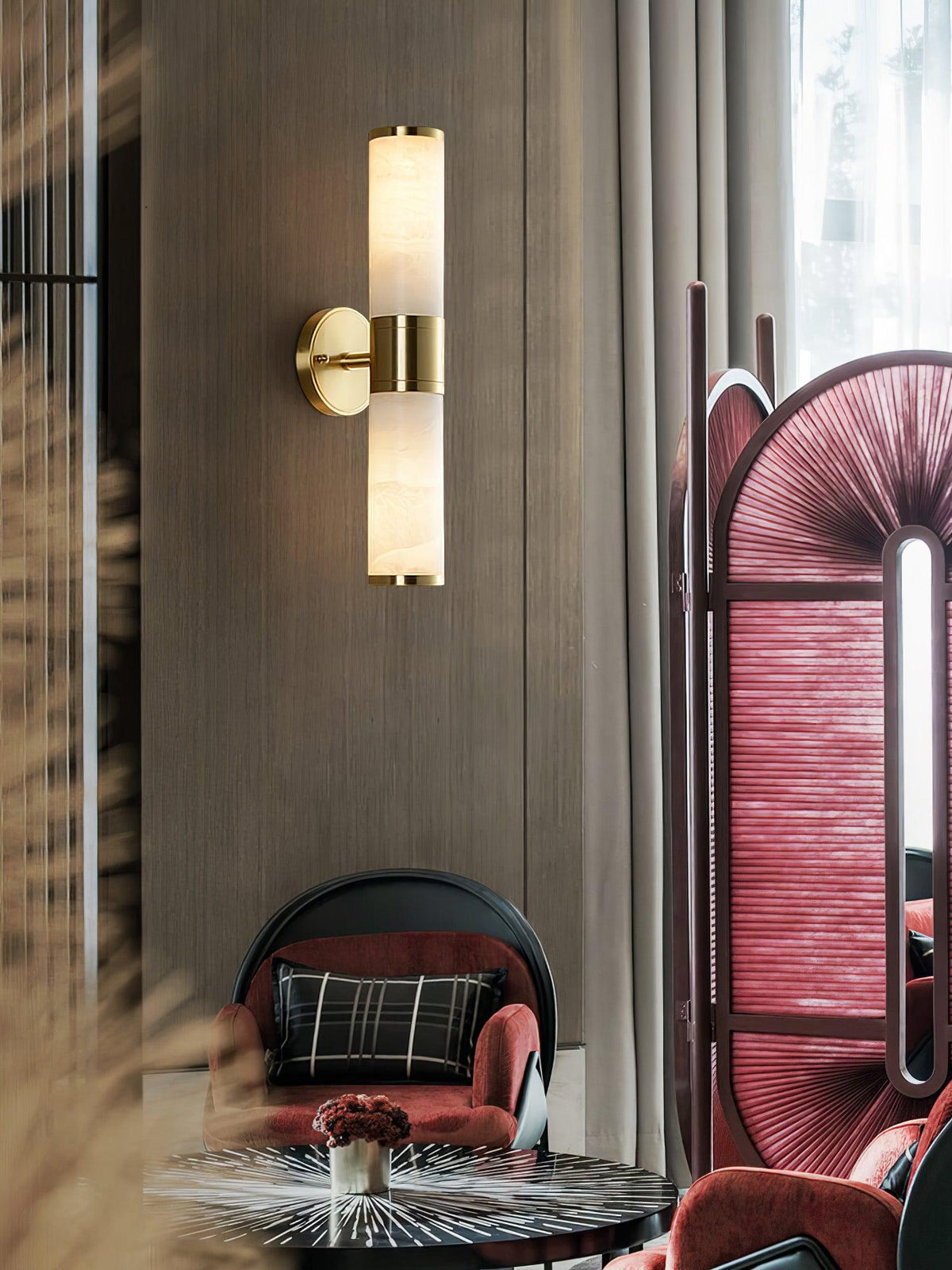 Lucian wandlamp van albast