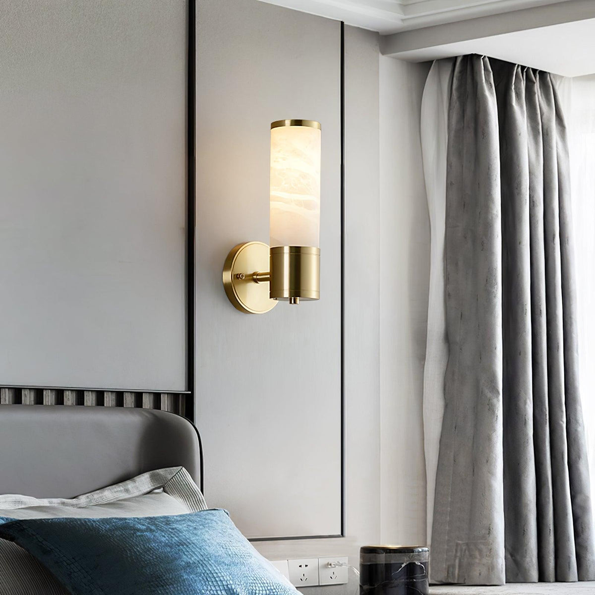 Tira Minimalistische wandlamp van albast