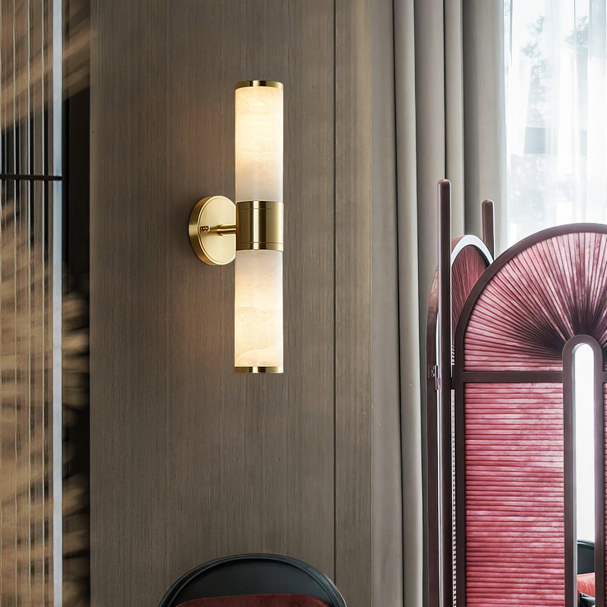 Lucian wandlamp van albast