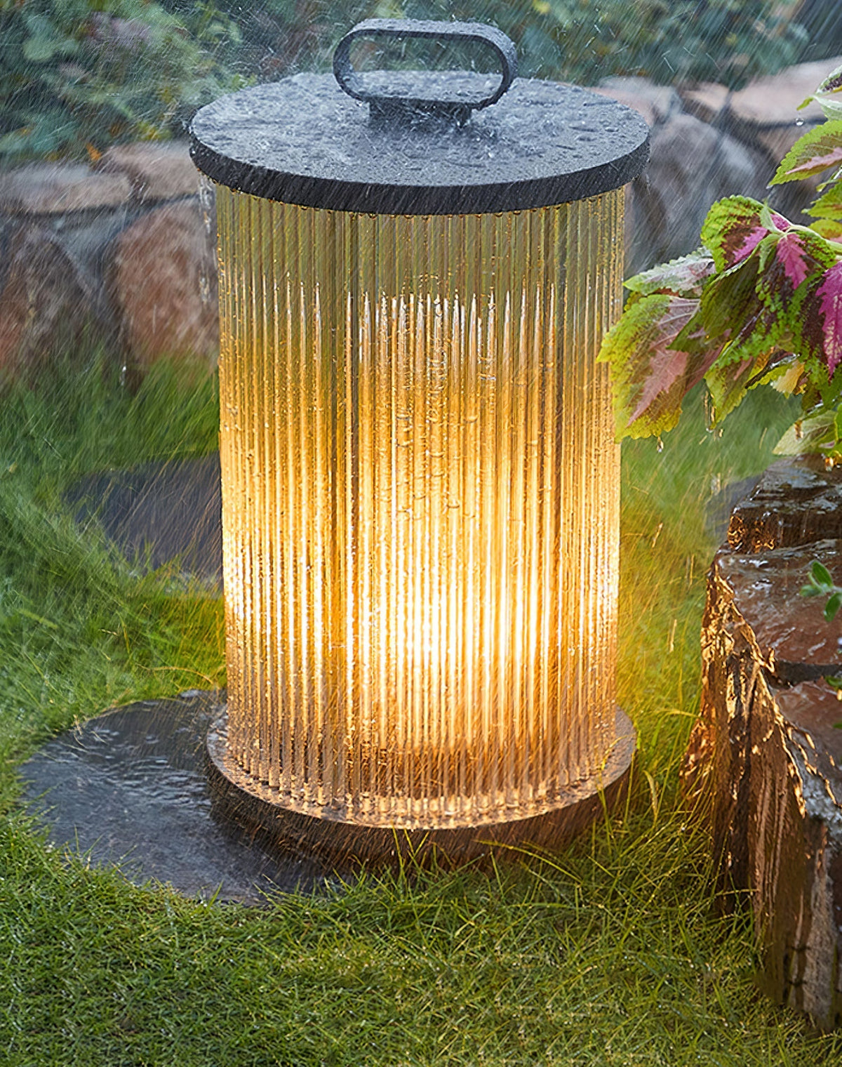 Niri vloerlamp van staal en acryl met minimalistisch ontwerp