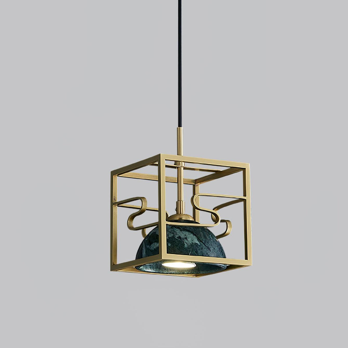 Cubo Moderne hanglamp van messing
