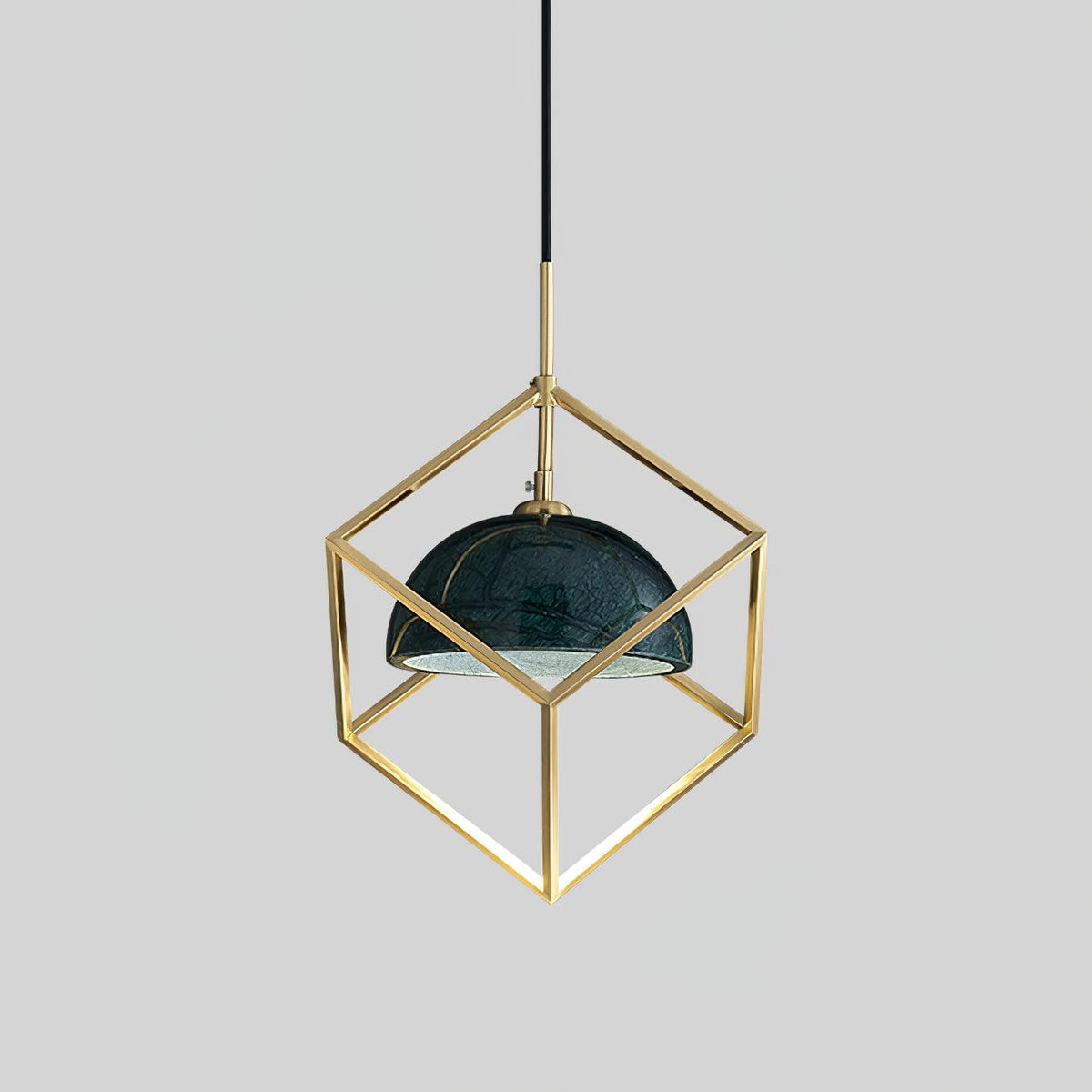 Cubo Moderne hanglamp van messing