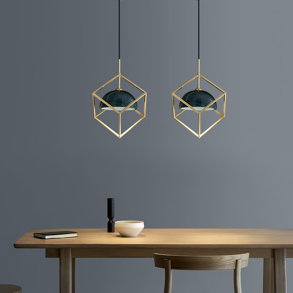 Cubo Moderne hanglamp van messing
