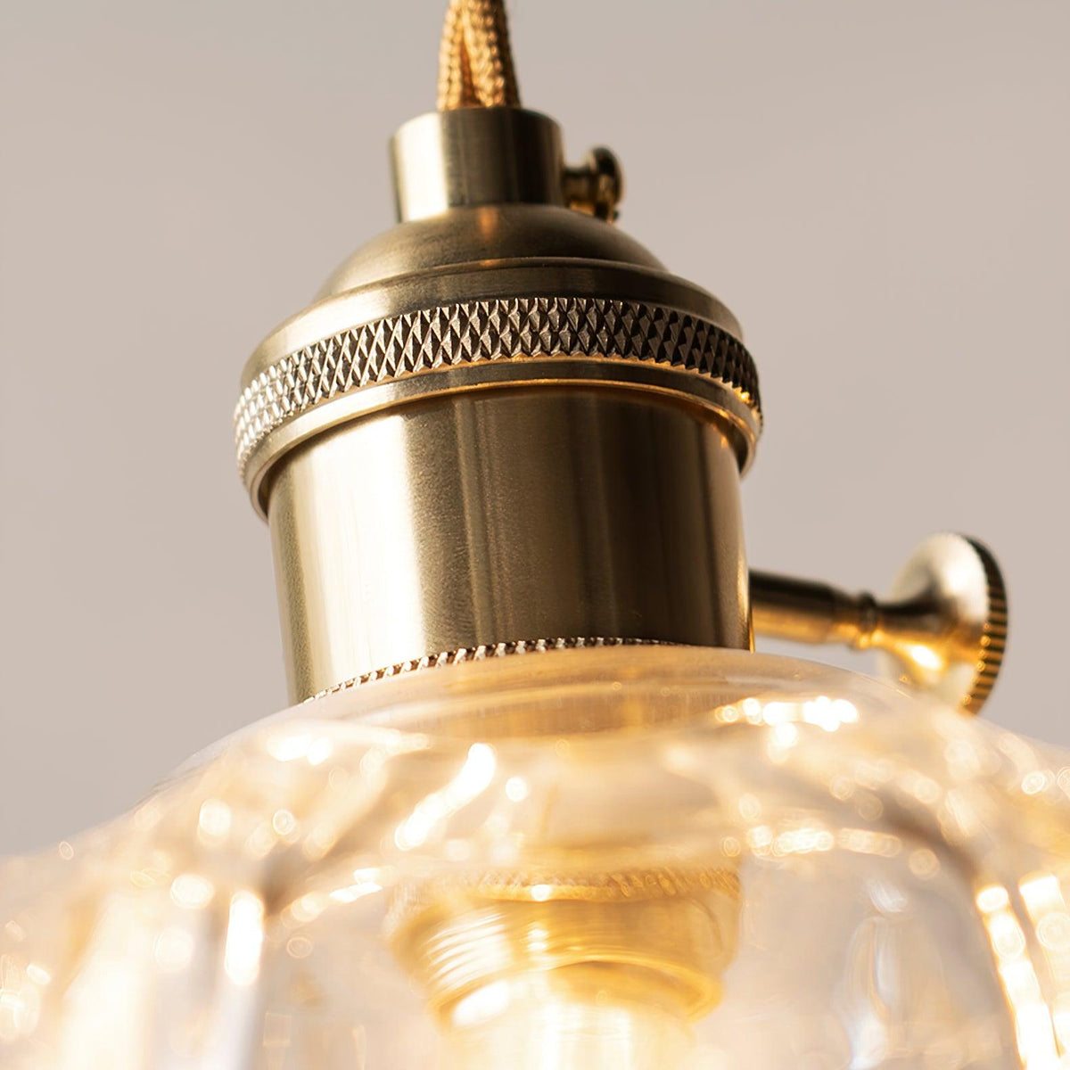 Limea Groene hanglamp met Bloemmotief van glas
