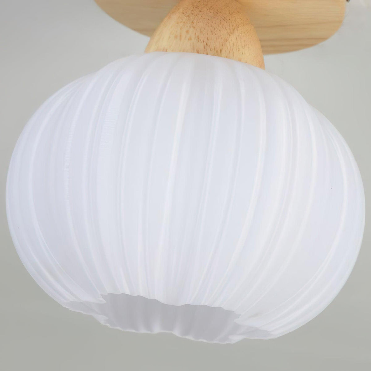 Dura Grote Bloemzak plafondlamp van Hout