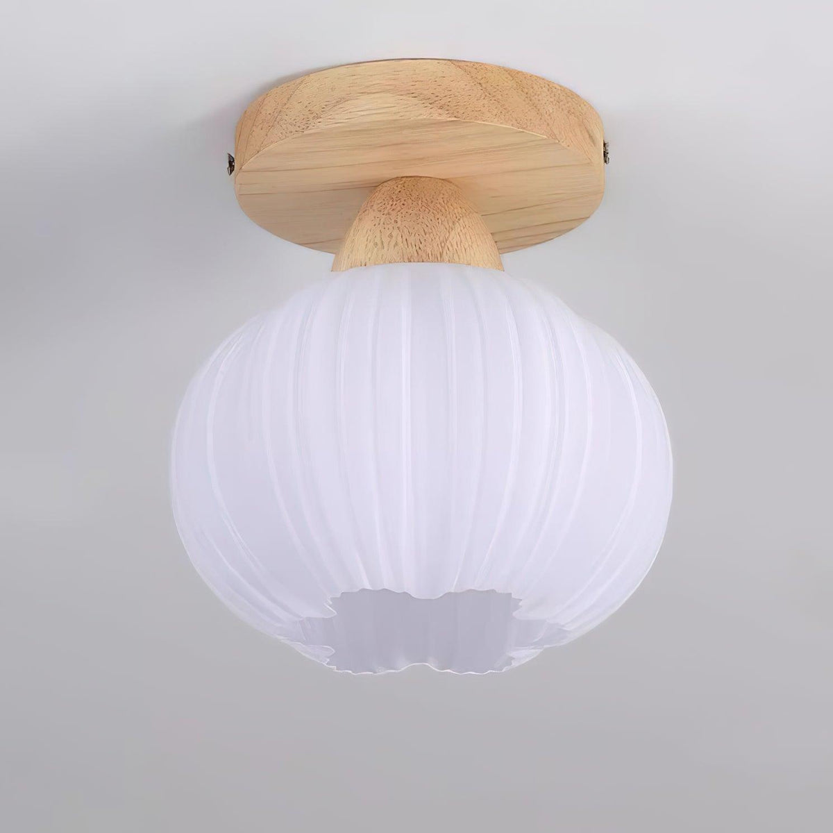 Dura Grote Bloemzak plafondlamp van Hout