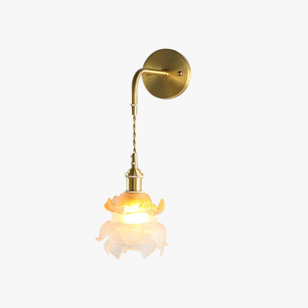 Amarira Premium elegantie wandlamp van messing en glas