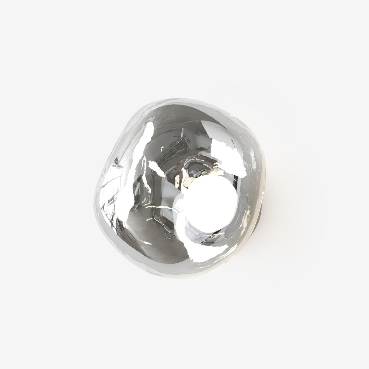 Leni wandlamp met amberkleurig rookglas