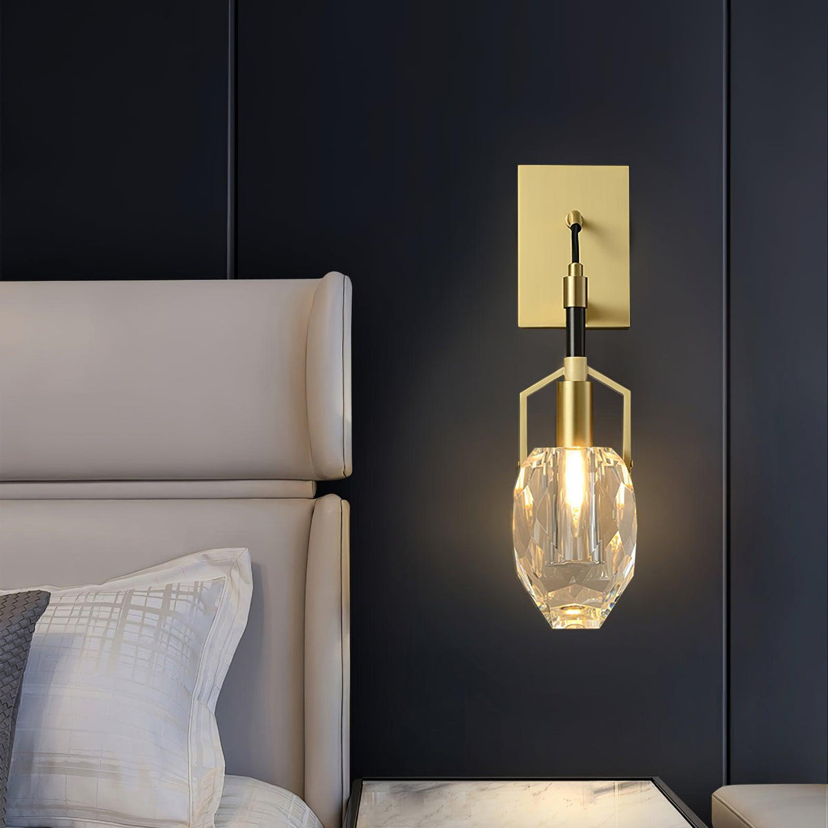 Isera Premium Noordse kunst kristallen wandlamp