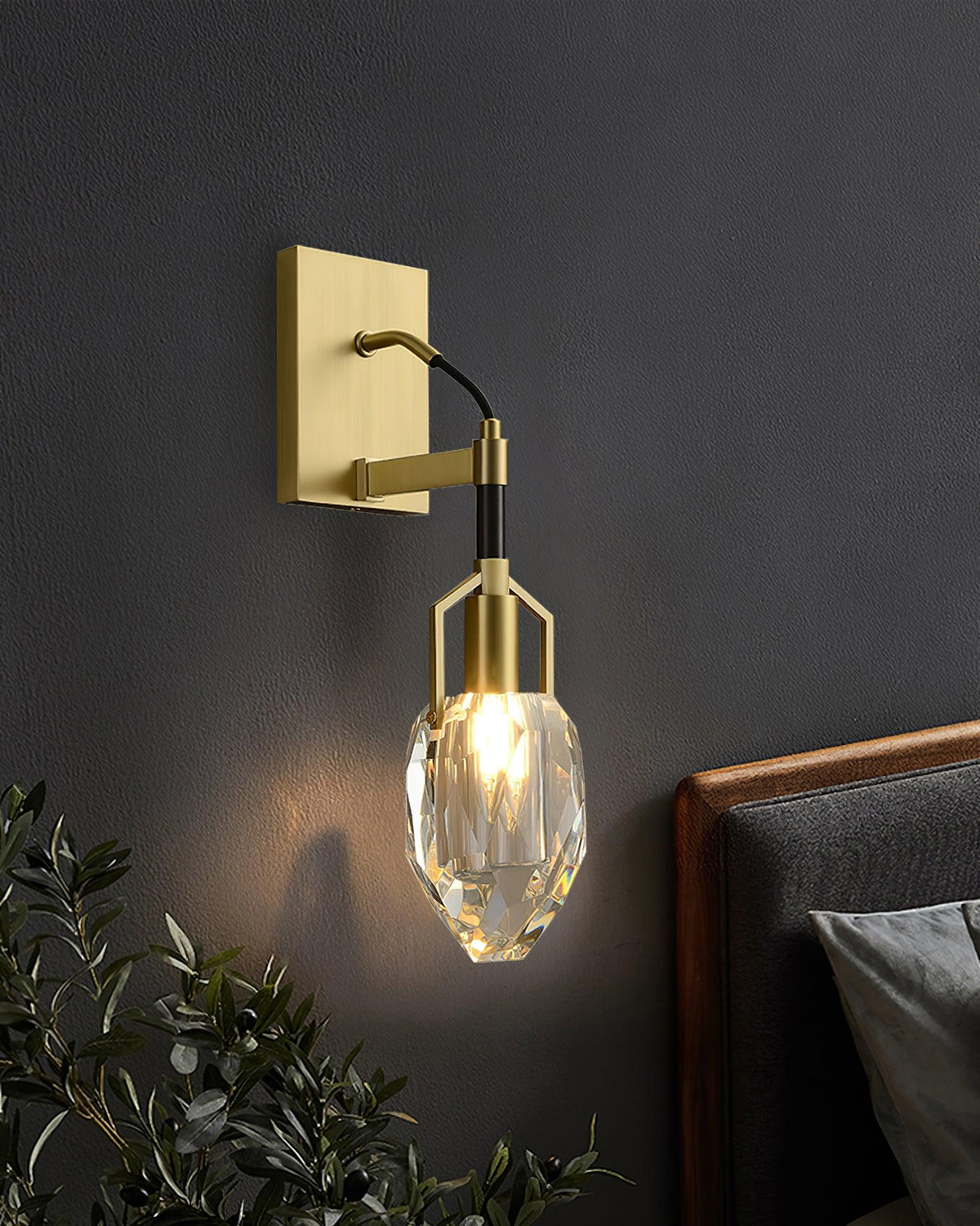 Isera Premium Noordse kunst kristallen wandlamp