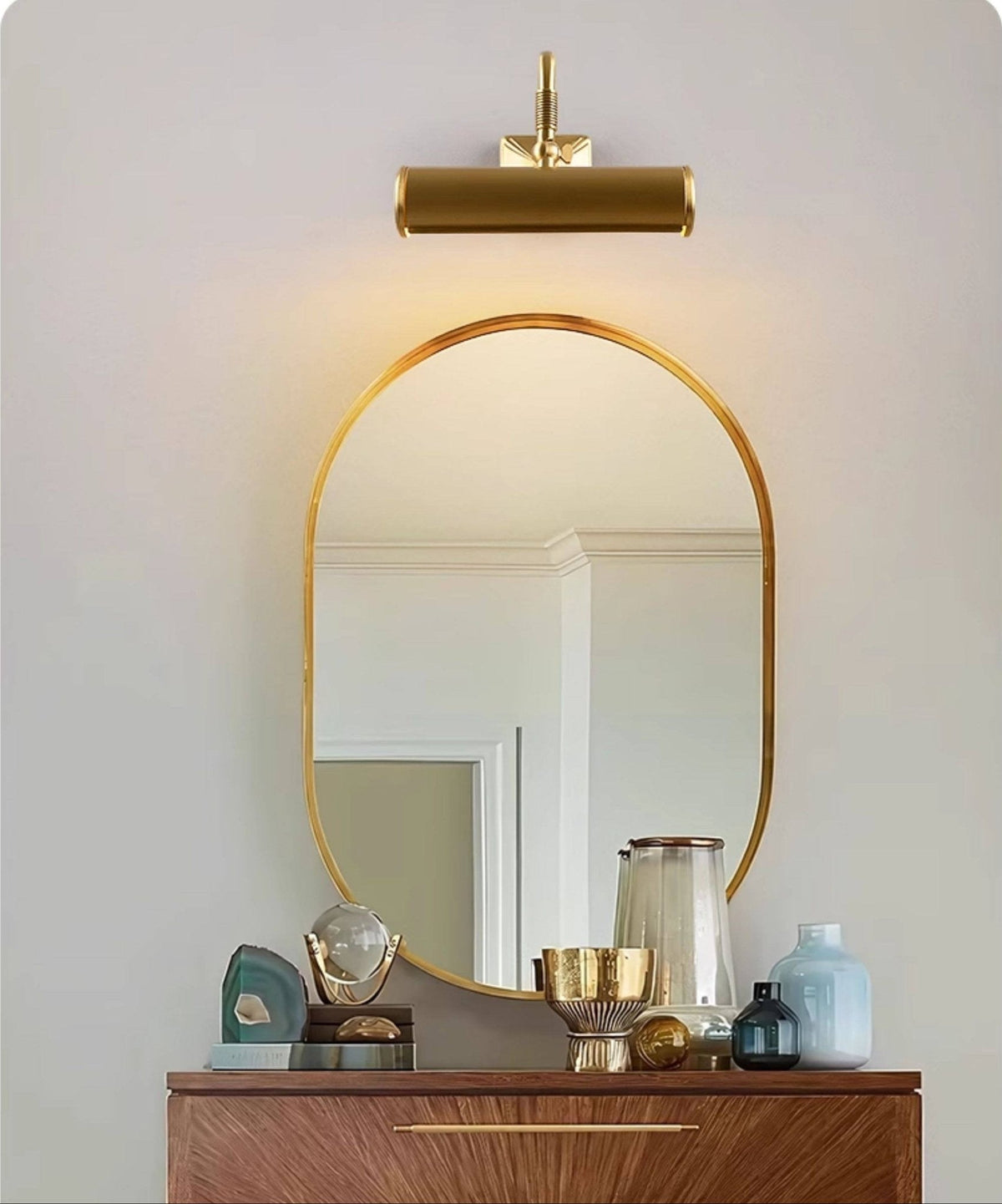 Solivielle wandlamp van messing