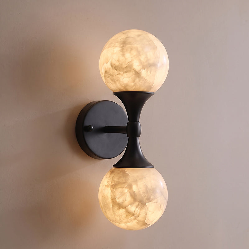 Ulverford dual albast wandlamp