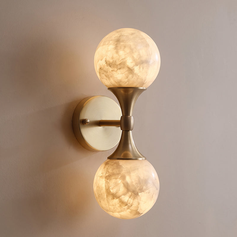 Ulverford dual albast wandlamp