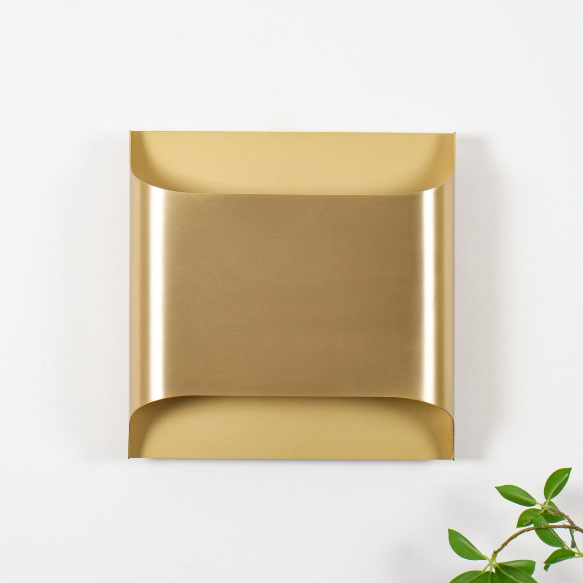 Hardy wandlamp van messing