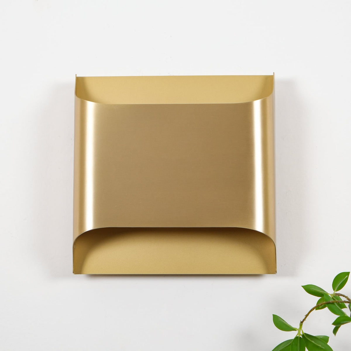Hardy wandlamp van messing