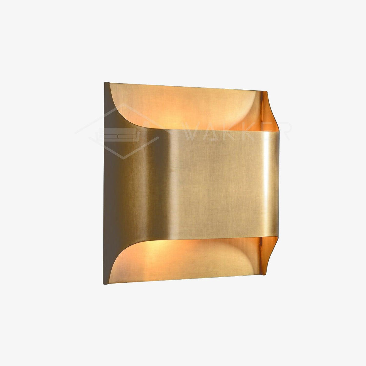 Hardy wandlamp van messing