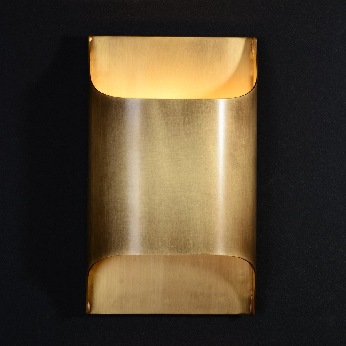 Hardy wandlamp van messing
