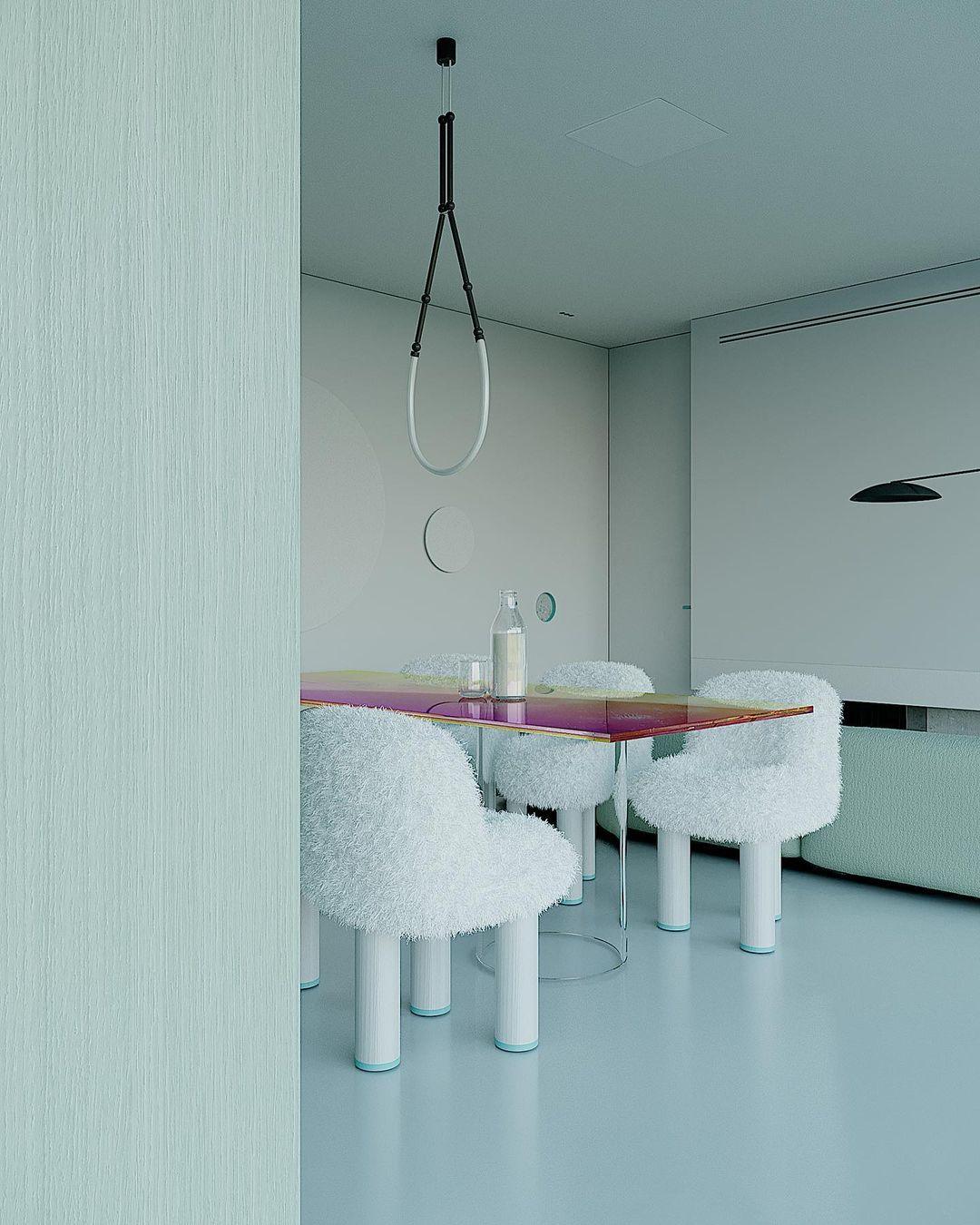 Rio Kroonluchter Leda LED Flexibel Modern Sculpturaal