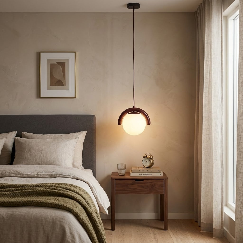 Elowis Lineaire hanglamp met bolvormige lichtpunten