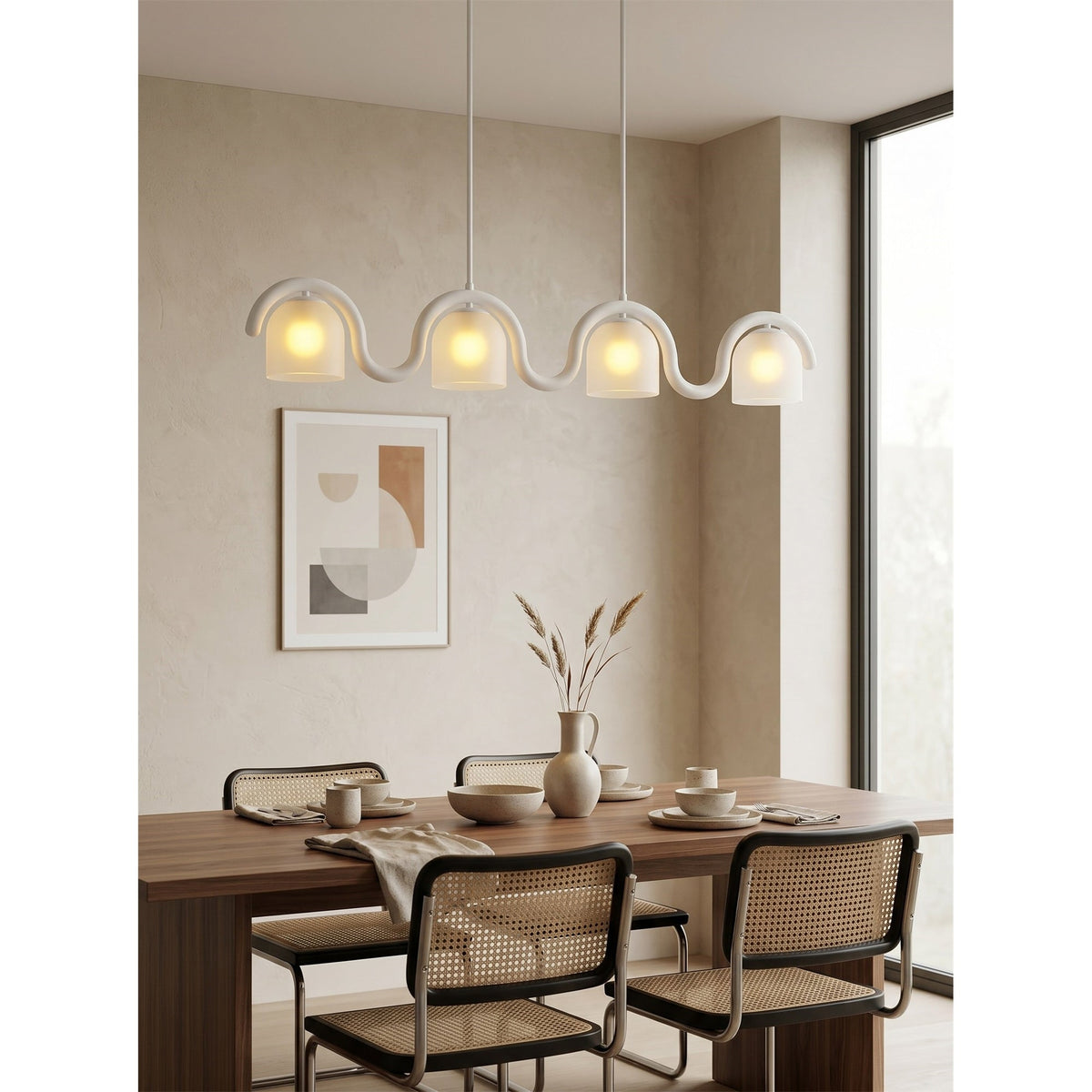 Lenox Linear glas Kroonluchter