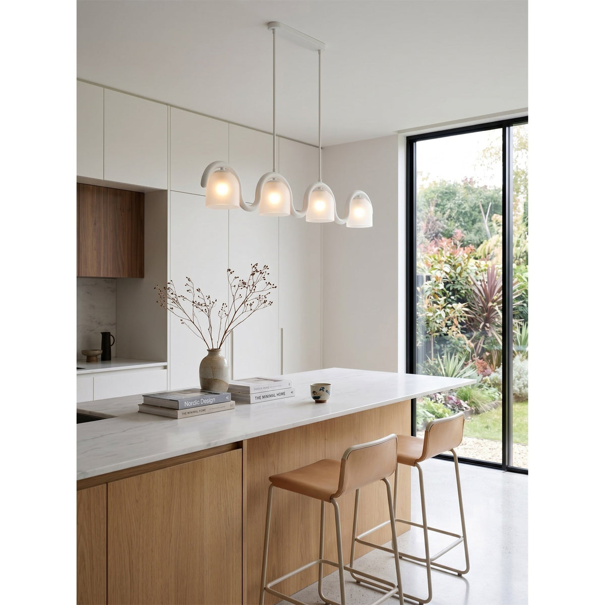 Lenox Linear glas Kroonluchter