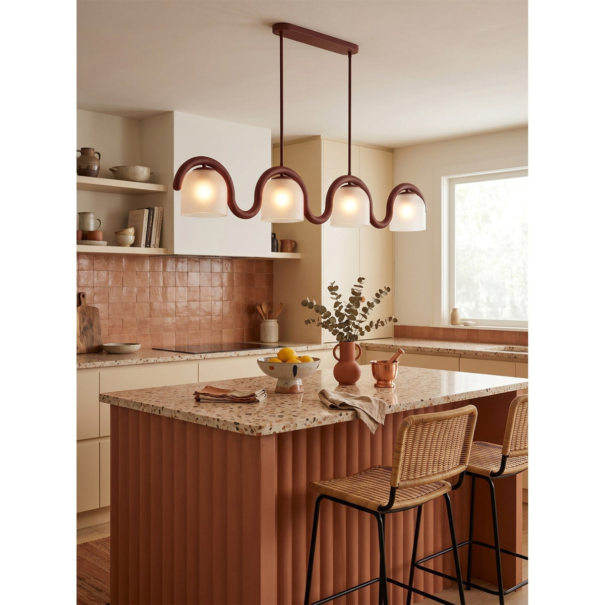 Lenox Linear glas Kroonluchter