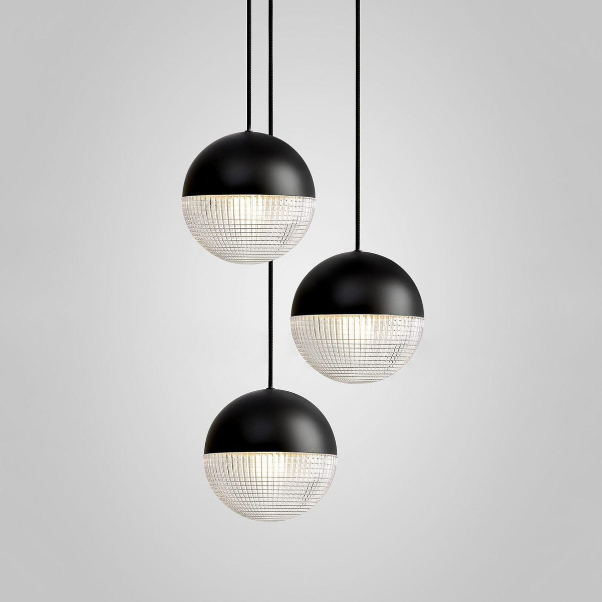 Kevelo Moderne hanglamp van messing glas