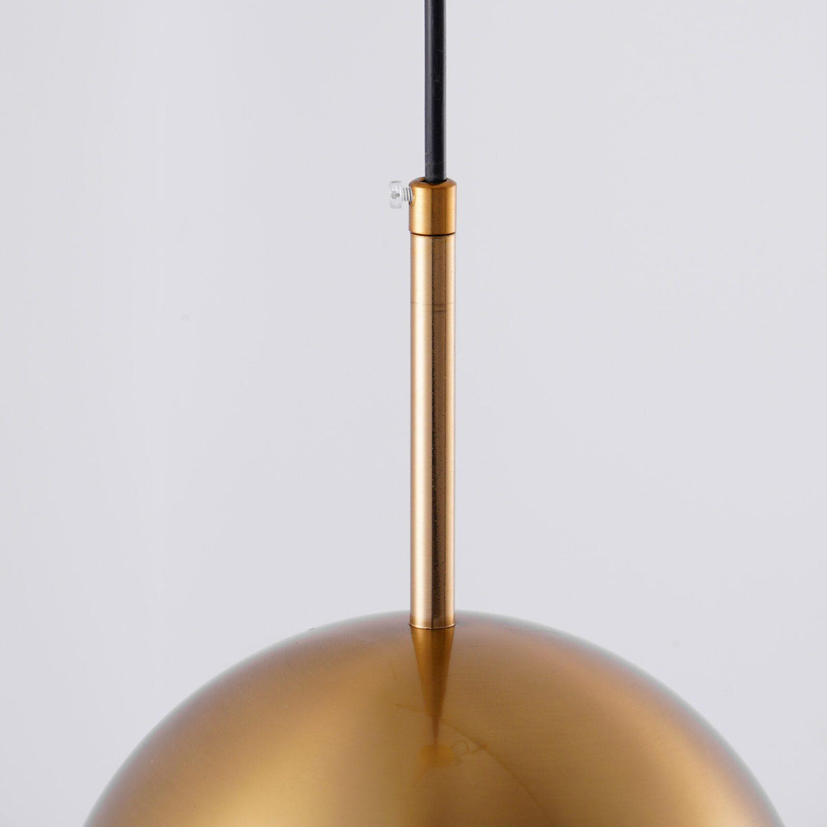 Kevelo Moderne hanglamp van messing glas