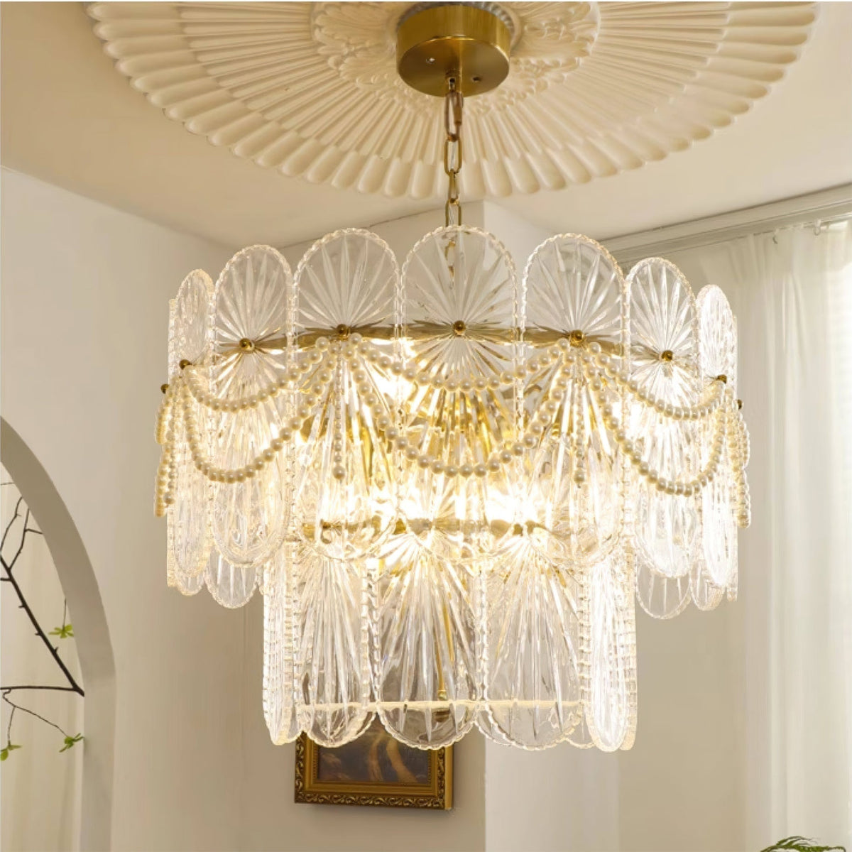Luminarae kroonluchter van glas