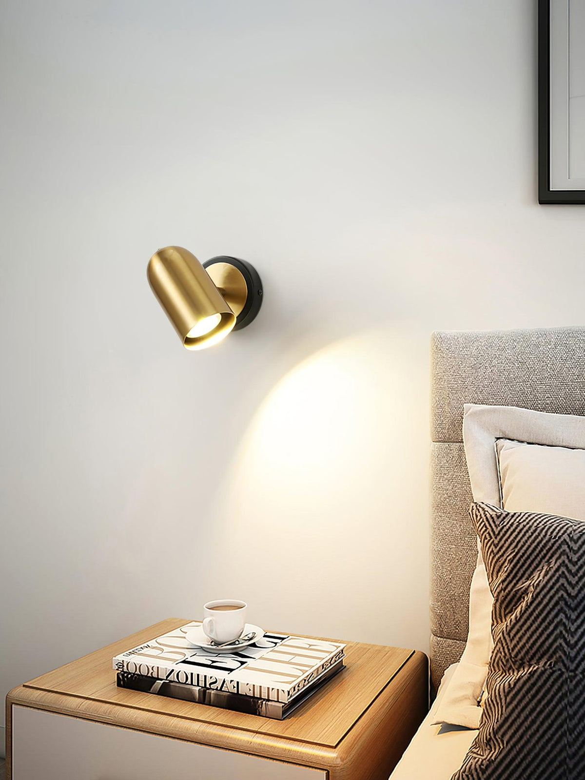 Oriaira moderne minimalistische wandlamp in goudkleurige afwerking