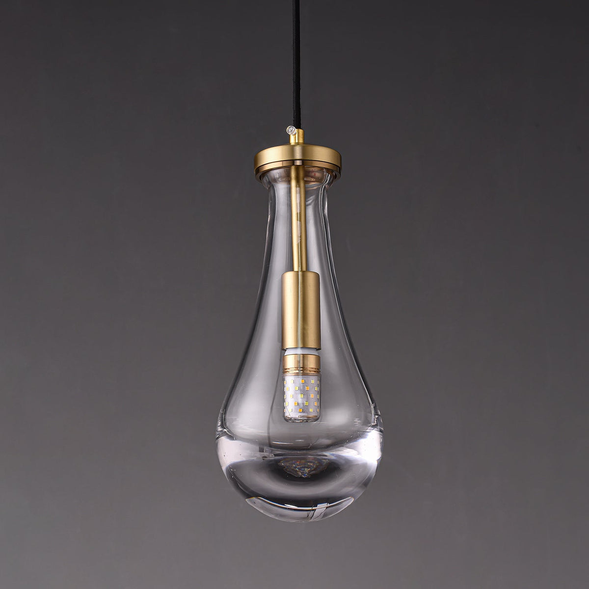 Votheor Moderne minimalistische hanglamp van messing en glas