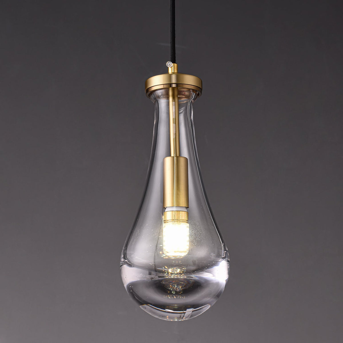 Votheor Moderne minimalistische hanglamp van messing en glas
