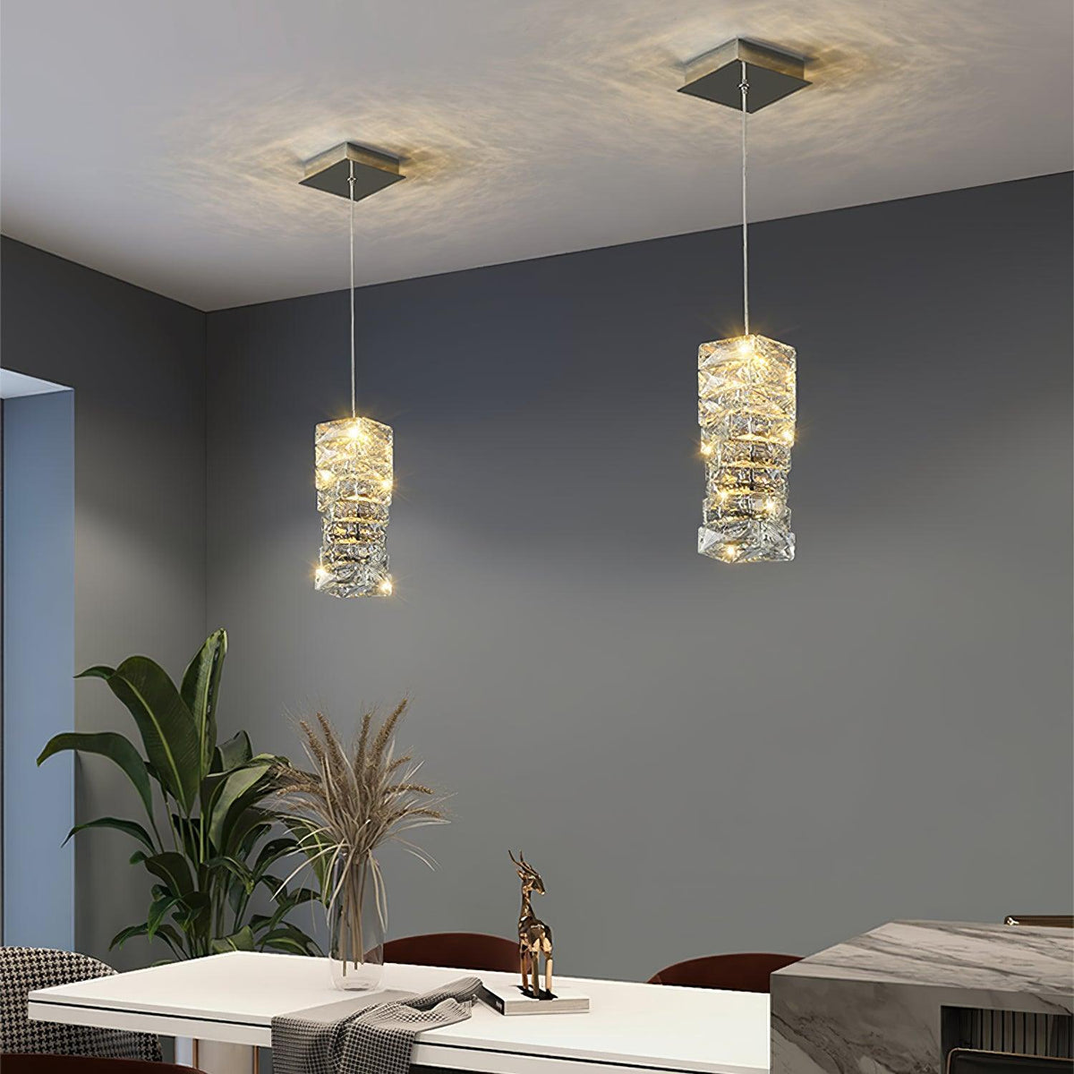 Crysta luxe kristallen hanglamp