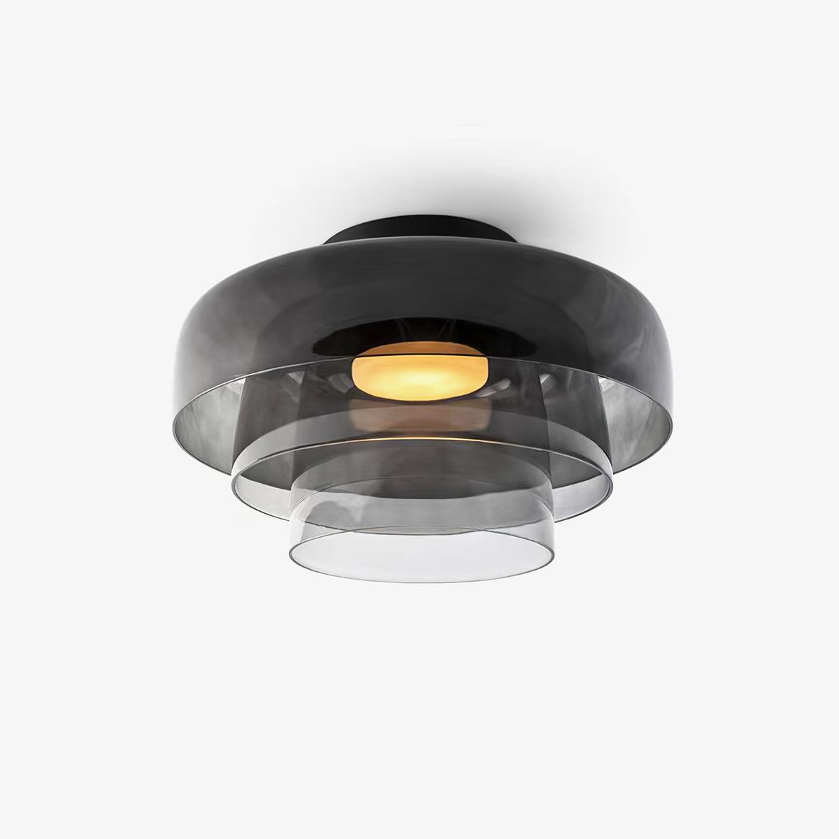 Miroriella plafondlamp gelaagde structuur warm elegant