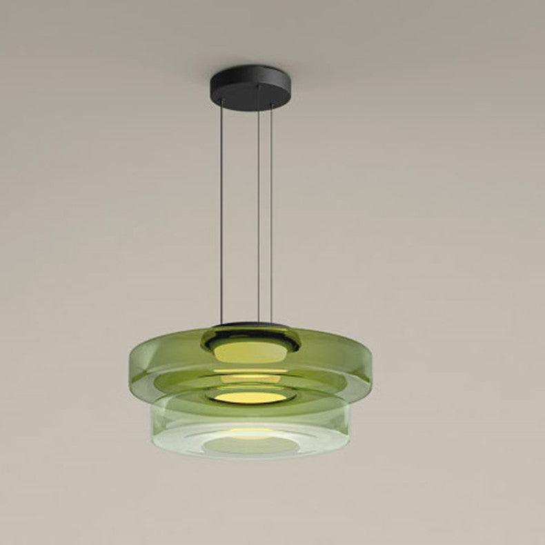 Lioralaine hanglamp glazen cirkels meervoudig niveau