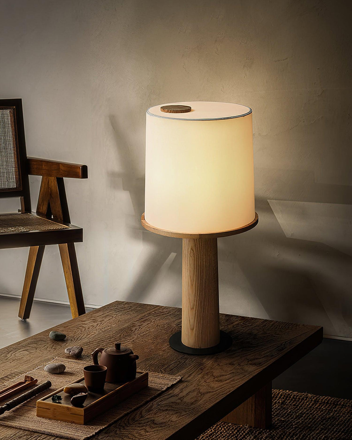 Jennifer Moderne tafellamp van hout