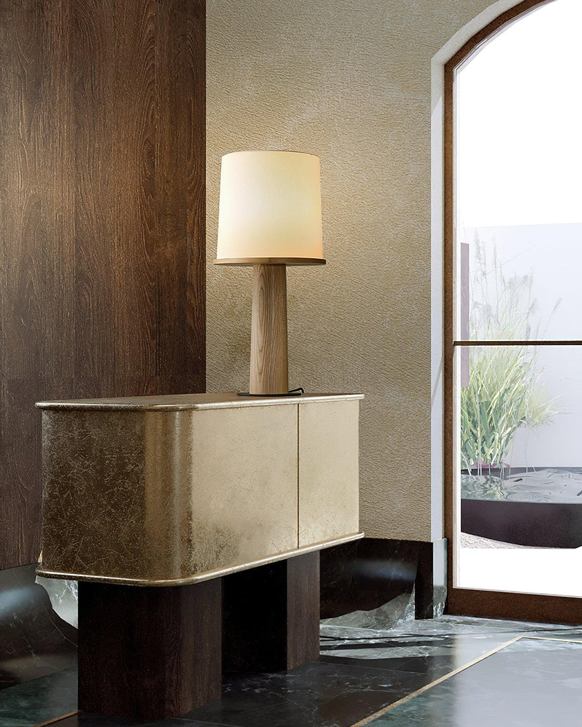 Jennifer Moderne tafellamp van hout